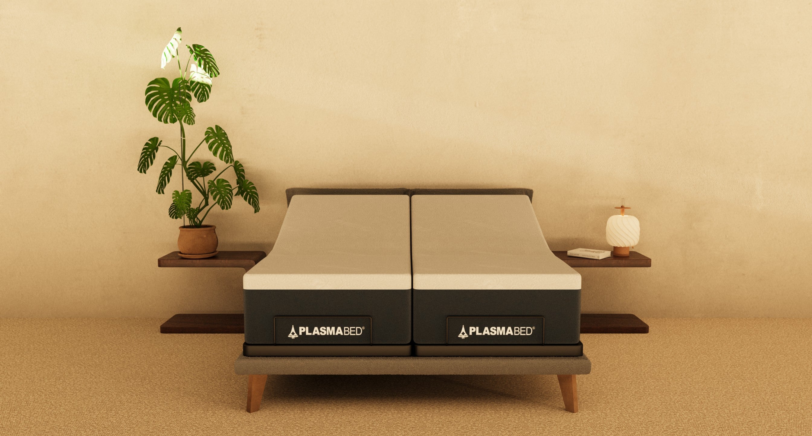 Split-King Adjustable Bed + Mattress Bundle with Remote