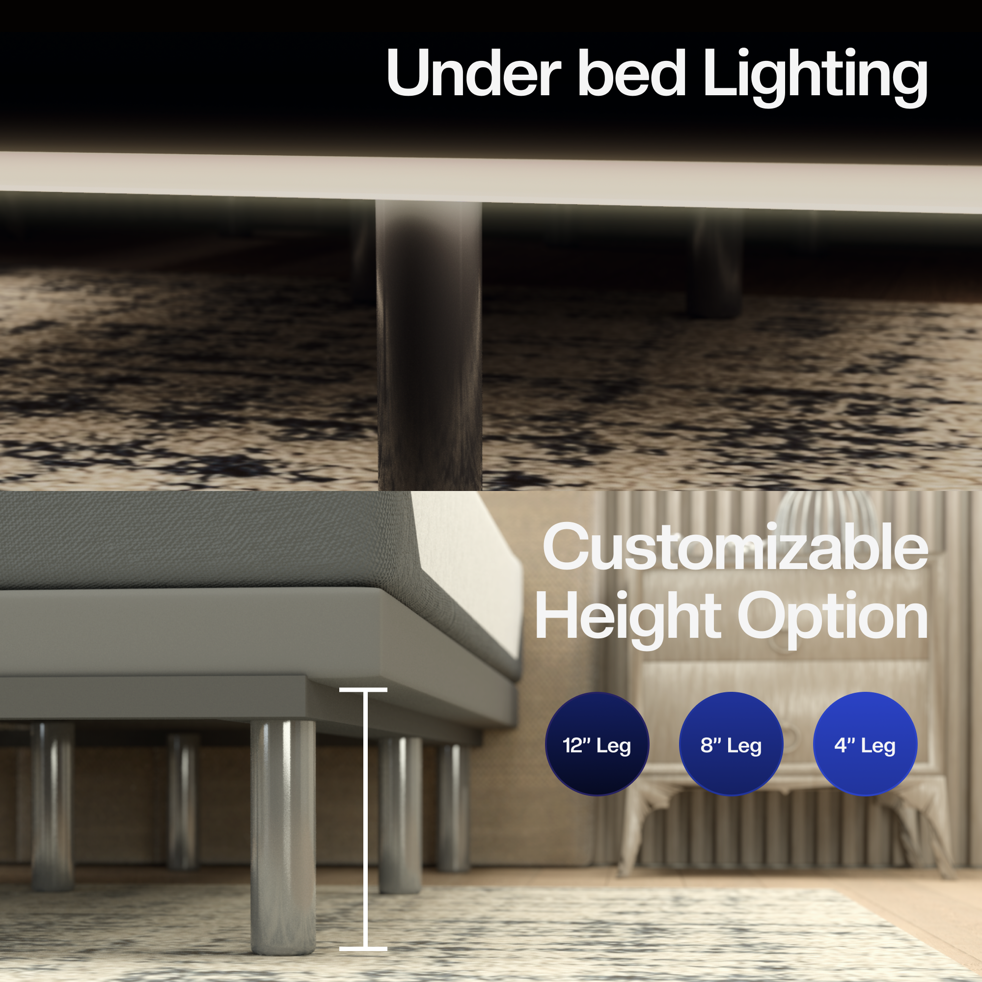 Adjustable Bed Split Dual Combo